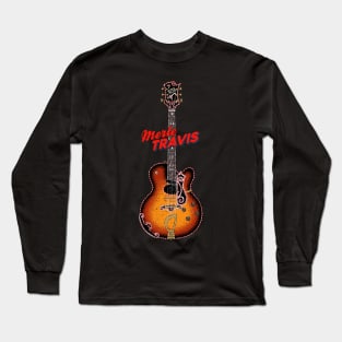 Merle Travis Guild Solomaster Electric Guitar Long Sleeve T-Shirt